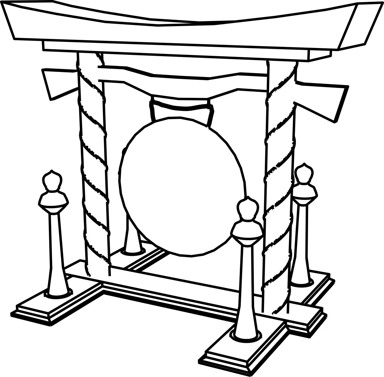 Omalovnka nsk gong k vytisknut na A4