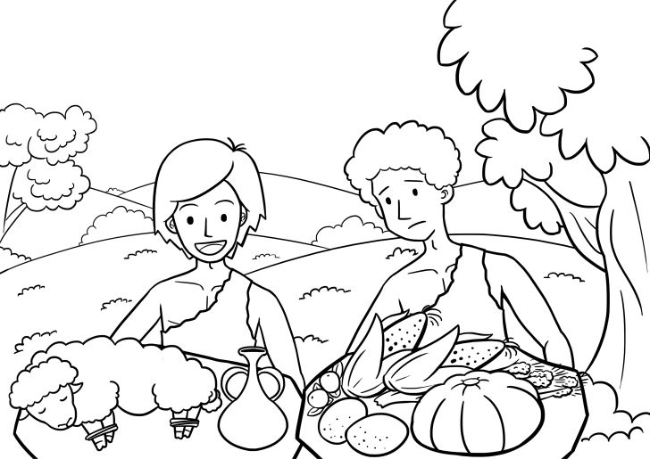 Omalovánka, obrázek Kniha Genesis 6 - Bible a křesťanství - k vytisknutí, pro děti k vybarvení zdarma, online ke stažení a vytištění