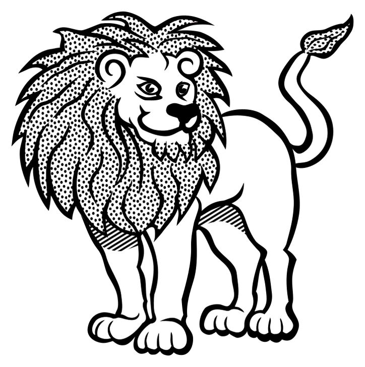 Omalovánka, obrázek Lví král - Zvířata - k vytisknutí, pro děti k vybarvení zdarma, online ke stažení a vytištění